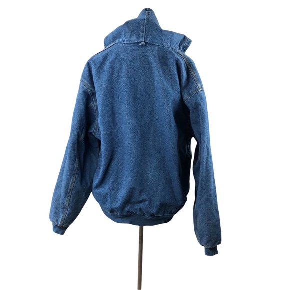 Carhartt Blanket Flannel Lined Hooded Mens Denim Jean Jacket A$AP Asap Rocky - Picture 14 of 16